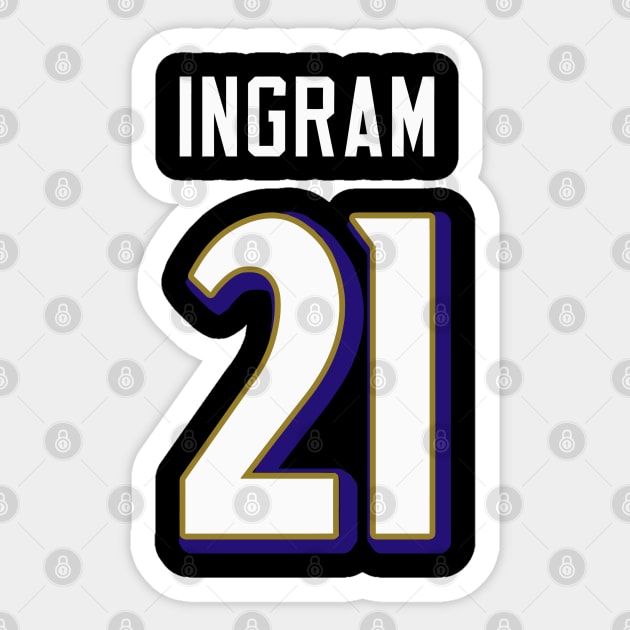 Mark Ingram Sticker by telutiga